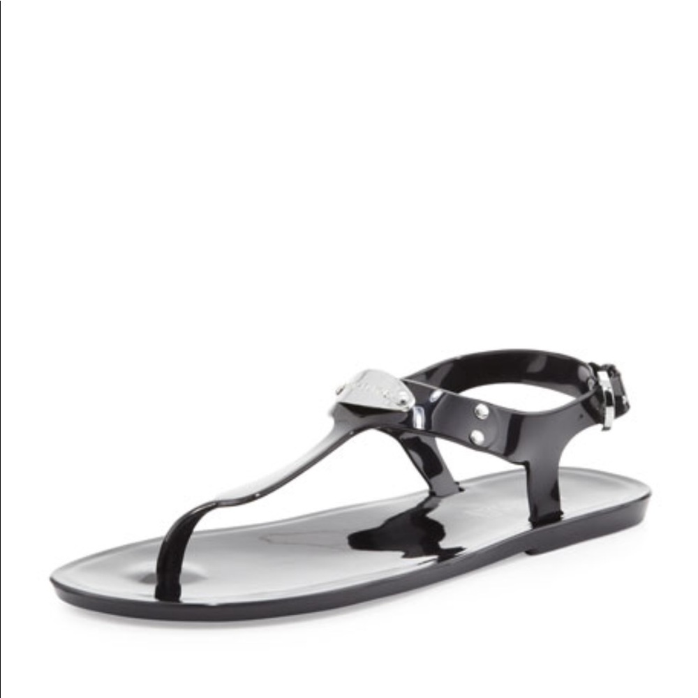 Michael Kors Black Jelly Sandals